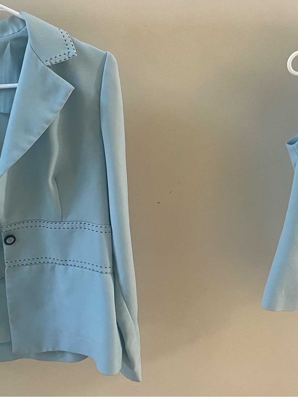 Studio I Powder Blue Women's 2 piece Jacket and top set